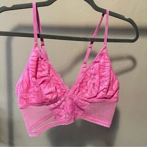 Aerie Hit Pink Bralette